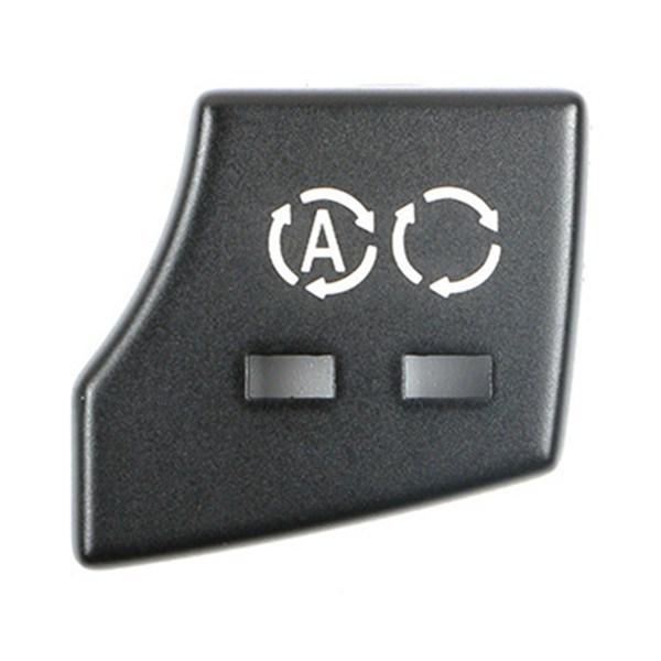 Schwarzes ABS 6-Tasten Armaturenbrett Klimaanlagen-Knopfabdeckung Set für Auto