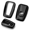 Black Key Fob Shell Cover For 17/18-up Toyota Camry Prius Prime Mirai C-HR, Etc
