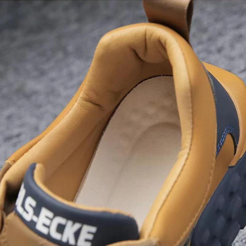 Толстая подошва мужские кроссовки модная мужская обувь универсальная вулканизированная — фото 7