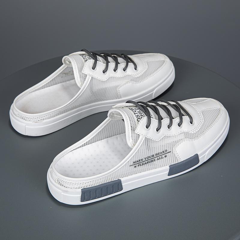 

Мужские летние офисные шлепанцы с открытым носком, спортивные и пляжные сандалии больших размеров 41