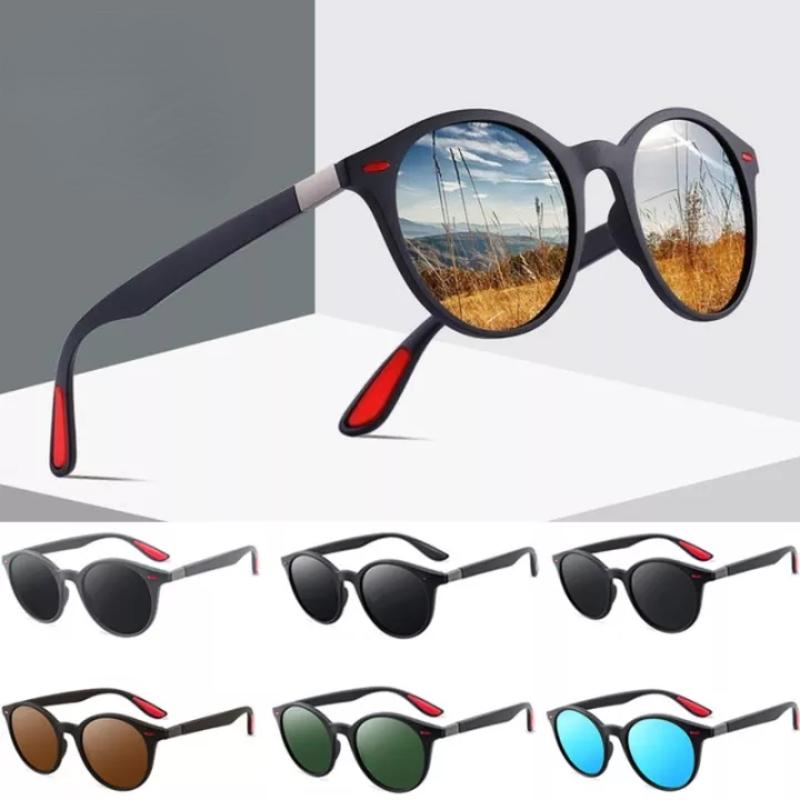Retro Sunglasses Men Women Fashion Round Ultralight UV400 Sun Glasses Brand Design Fishing Shades Eyewear