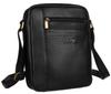 Men's Leather Bag with Zipper Pocket - Peterson