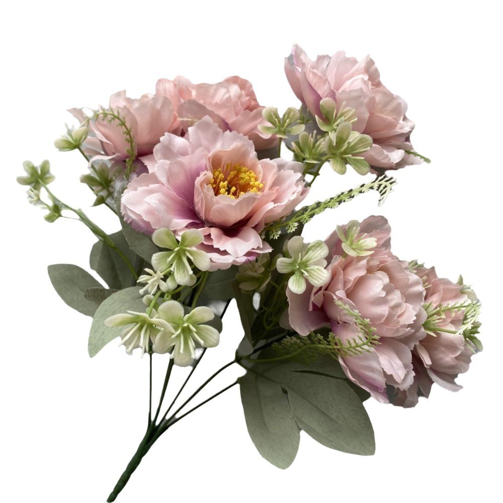 Gifts Artificial Peony Flowers 35cm Fake Flower New Simulation Flower Bouquet  Photo Props