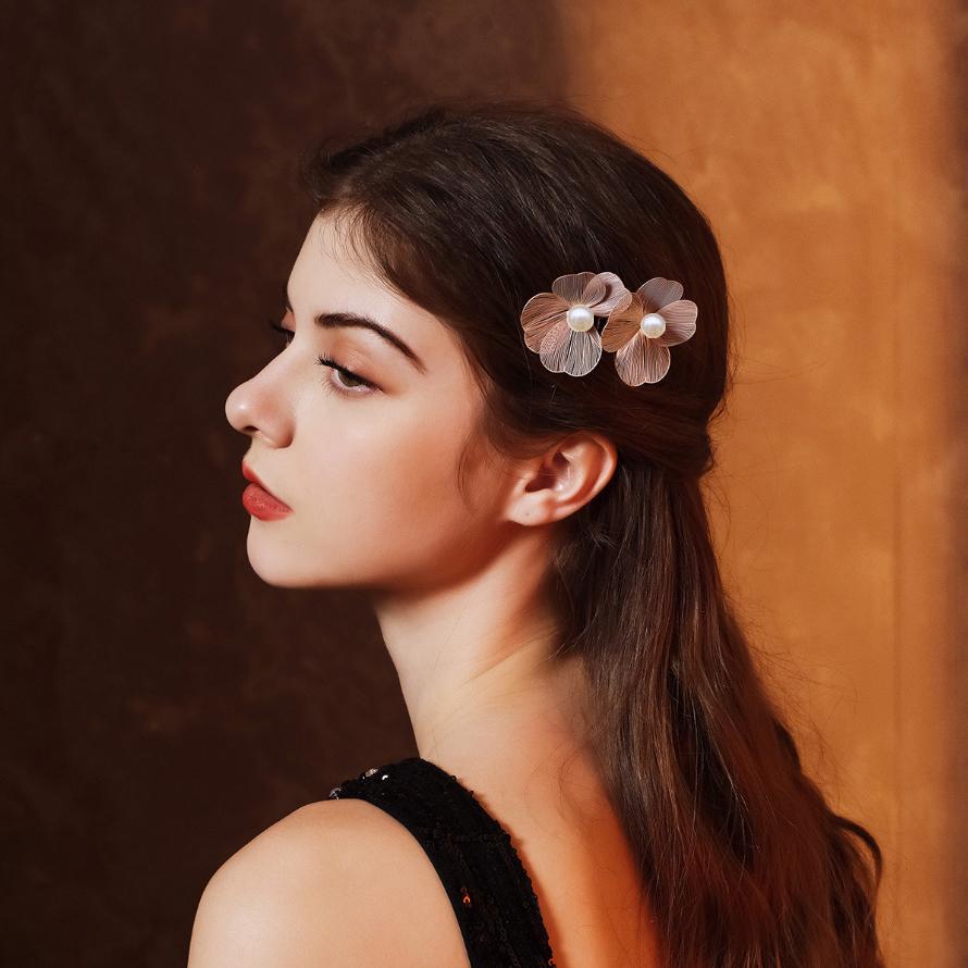 Metal Handmade Flower Hair Comb Pins Wedding Bridal Styling Hair Clip Pins Fashion Insert Hairpins Hair Accessories Gifts