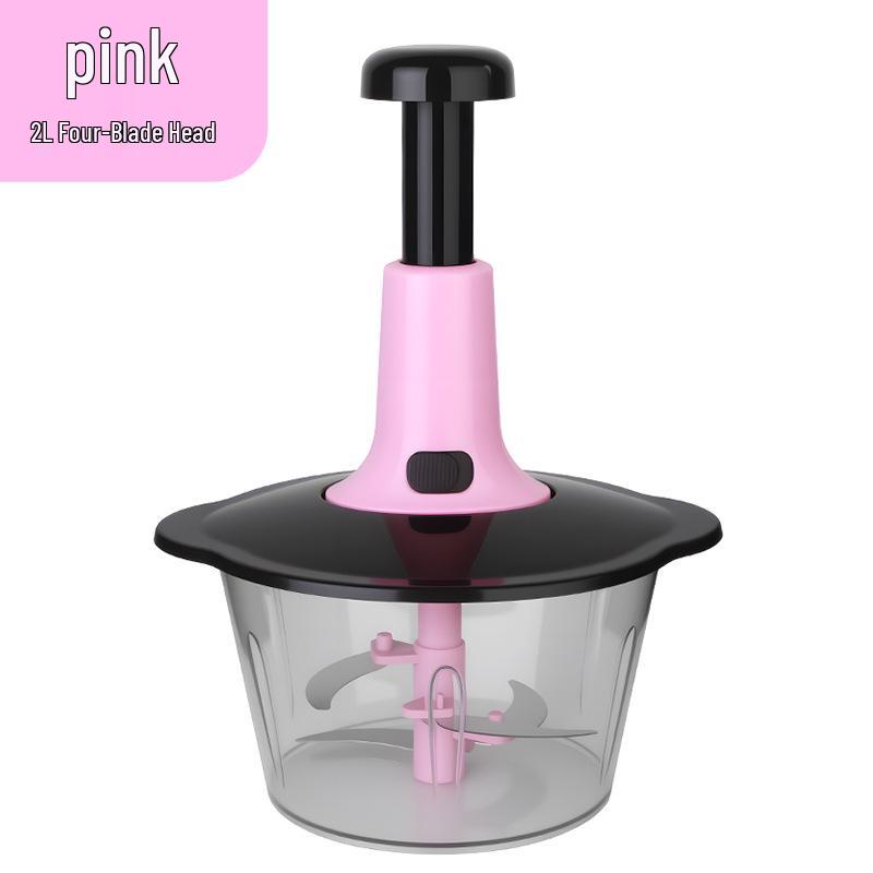 Large Capacity Manual Food Processor & Multifunctional Vegetable Cutter