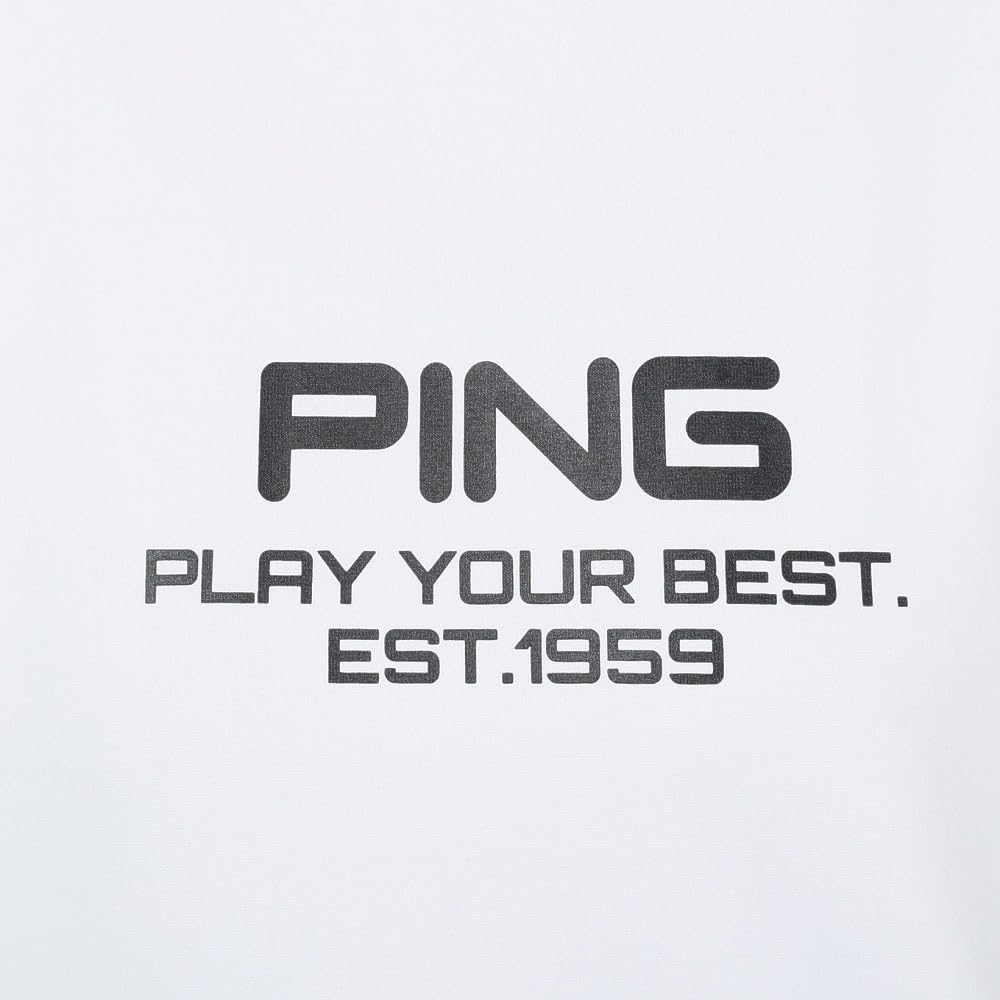 Ping Apparel Women's Water-Repellent High-Neck Shirt (Water Repellent: Highly Water-Repellent with Drawcord) / Golf / 622-4120300 030_White, Medium