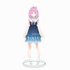 Animation Hololive anchorwoman acrylic insert card white blowing snow summer color festival animation peripheral decoration