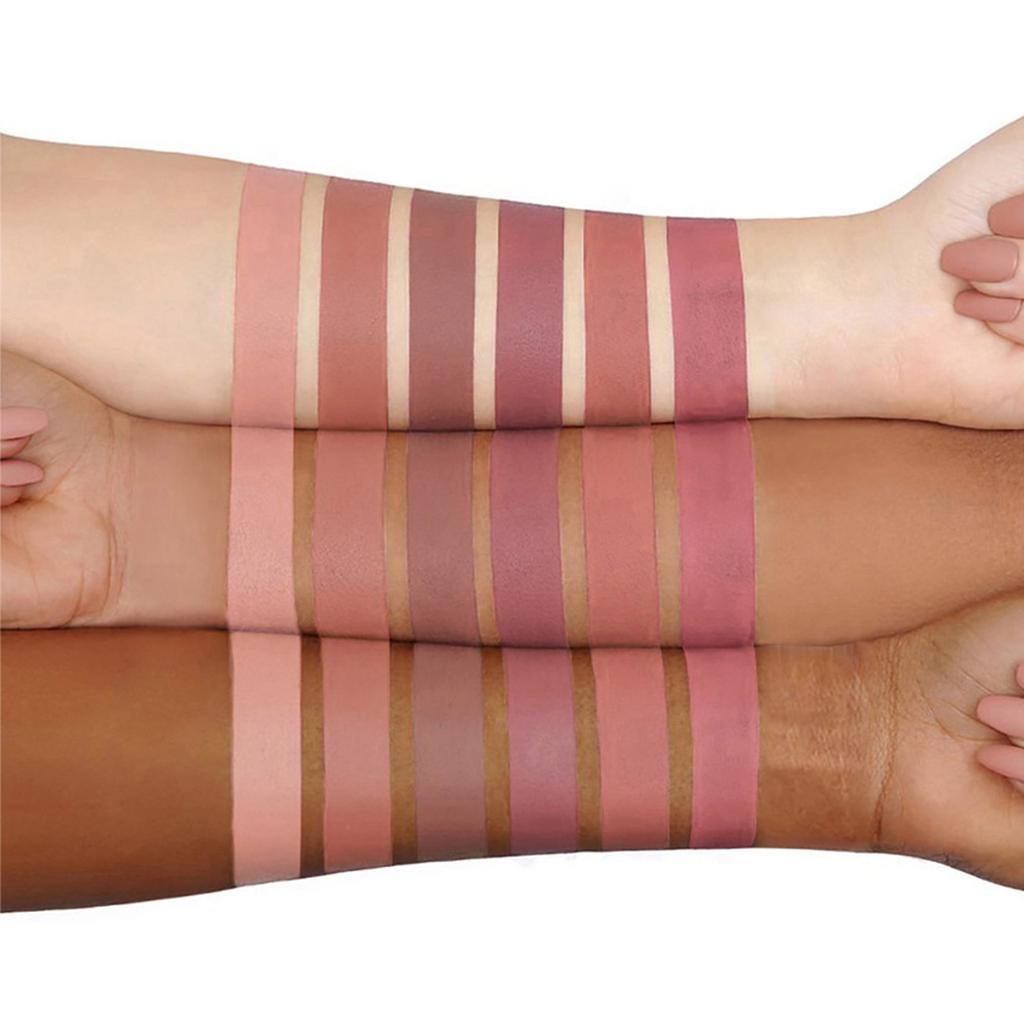 HANDAIYAN 6Pcs Rose Matte Liquid Lipstick Set Waterproof Non Stick Long Lasting Lip Gloss Lip Makeup