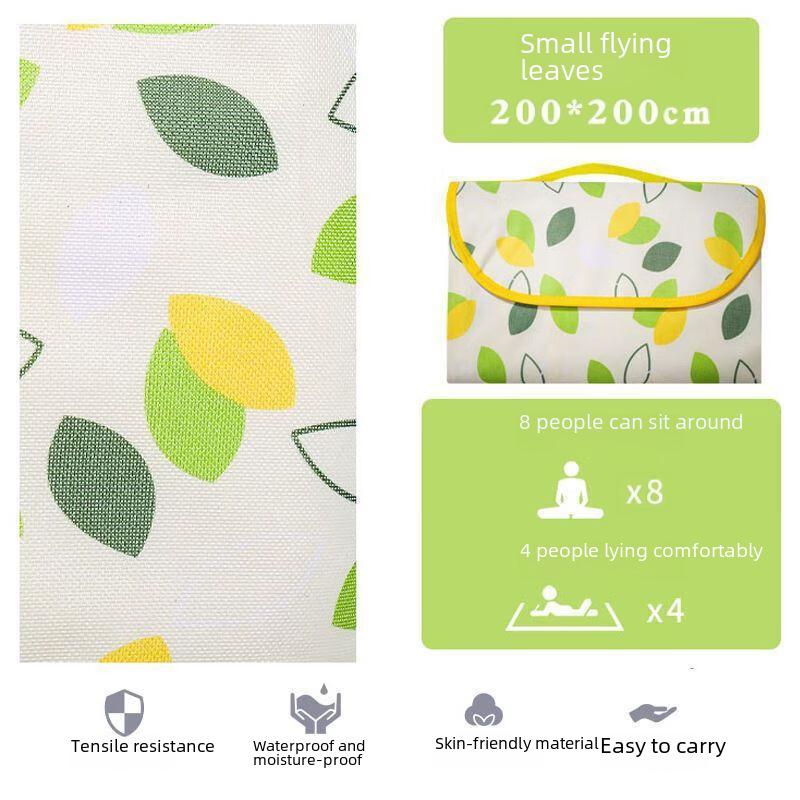Waterproof Outdoor Picnic & Camping Mat - Moisture-Proof, Thickened, Portable, with Storage for Spring Outings