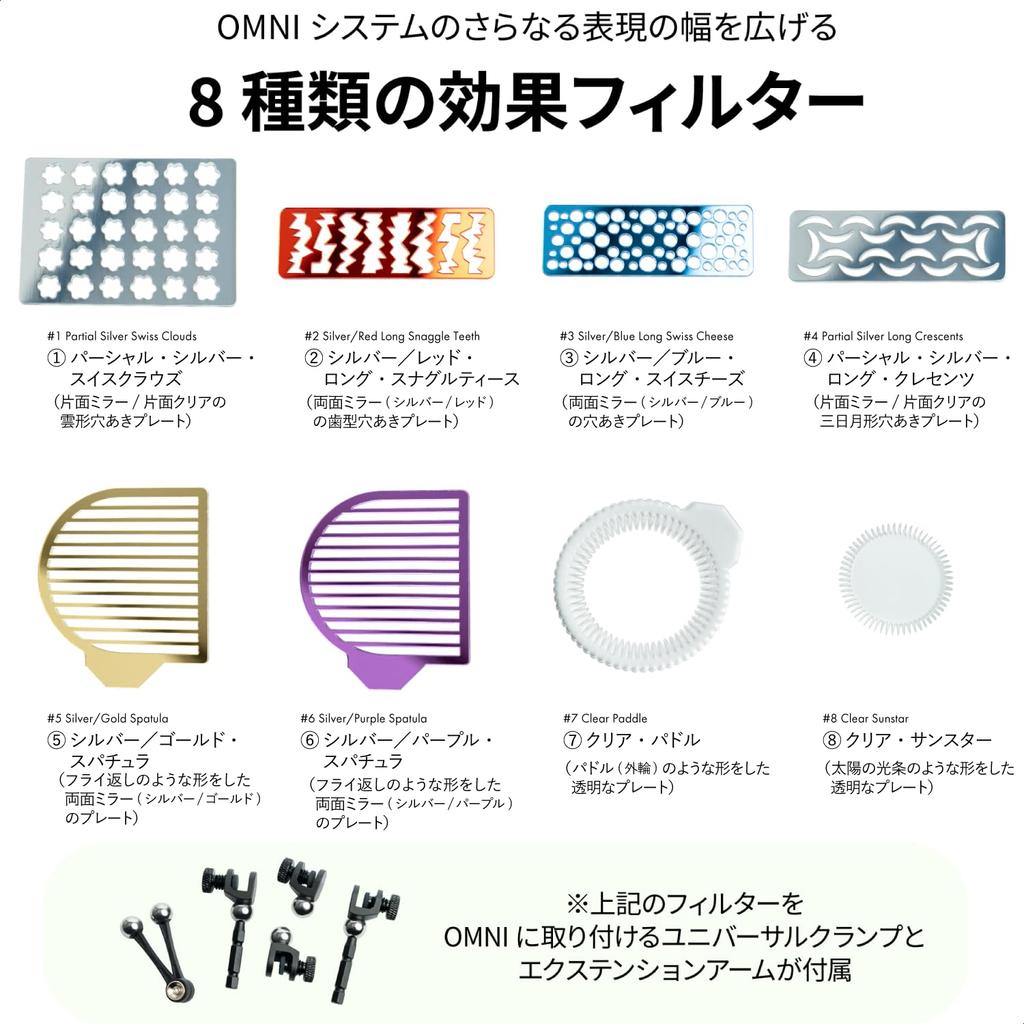 Lensbaby Filter Set OMNI Universal Expansion Pack with Shapes Expansion Kit Effect Filter Color Change Reflection Effect Exclusive for OMNI Creative