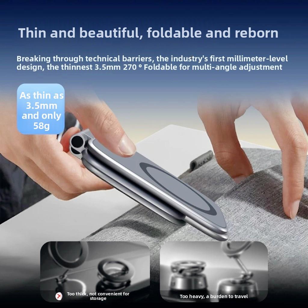 Supporto Magnetico per Telefono da Auto Supporto Magnetico Biadesivo per Auto Supporto per Telefono Regolabile Ultra-sottile Accessorio Universale per Auto
