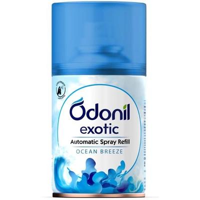 Odonil Exotic automatická náplň ve spreji - 225 ml | Ocean Breeze | 2X dlouhotrvající | Garantováno 2200 sprejů | Vhodné pro všechny stroje | Vydrží až 60 dní