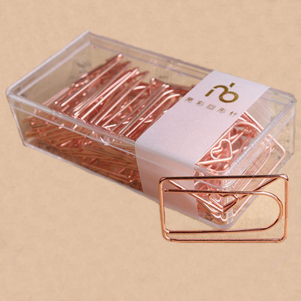 

Офисные принадлежности Металлические конвертные скрепки в форме сердца Закладка Скрепка для бумаги розового золота