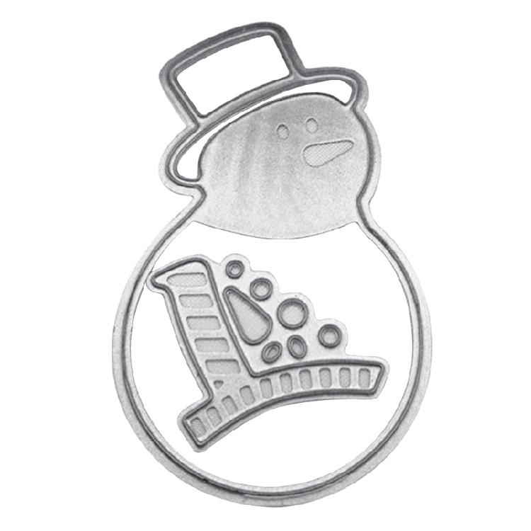 

Cartoon Snowman Cutting Die Stencil for Creative Paper Art Crafts Cutting Templa 1