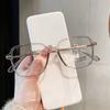 Material Square Shape Men'S Glasses Frame Blue Light Blocking Eye Glasses Frames Women Korean Stylish Eyewear Frames