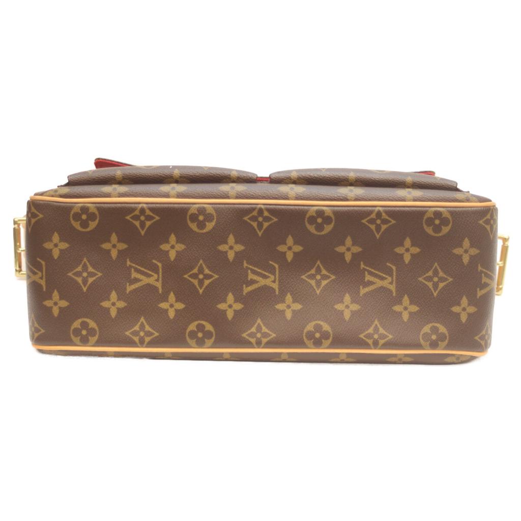 Louis Vuitton M51163 2006 Monogram Viva Cite GM Shoulder Bag BrownUsed