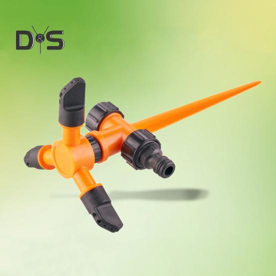 Vanningssprinkler 360 graders roterende hagesprinkler stort områdedekning plensprinkler med pigg for plantevanning
