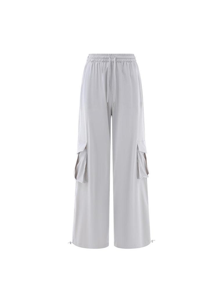 Women's Quick Dry UV Protection Casual Cargo Pants - Mid-Waist Summer Style