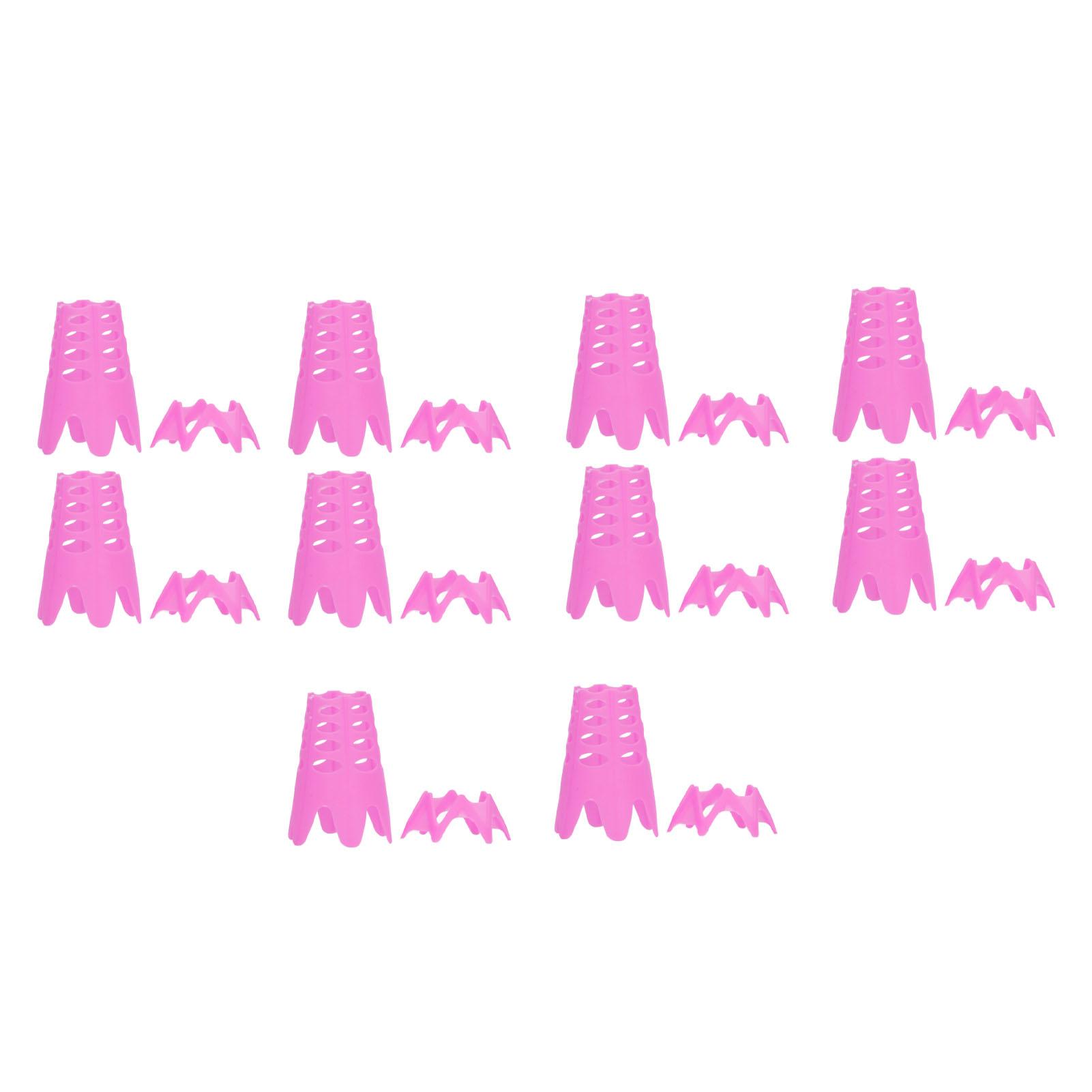 20 Pcs Plastic Golf Ball Holder Resistanceless Golf Simulator Tees Golf Mat Tees Golf Equipment Pink