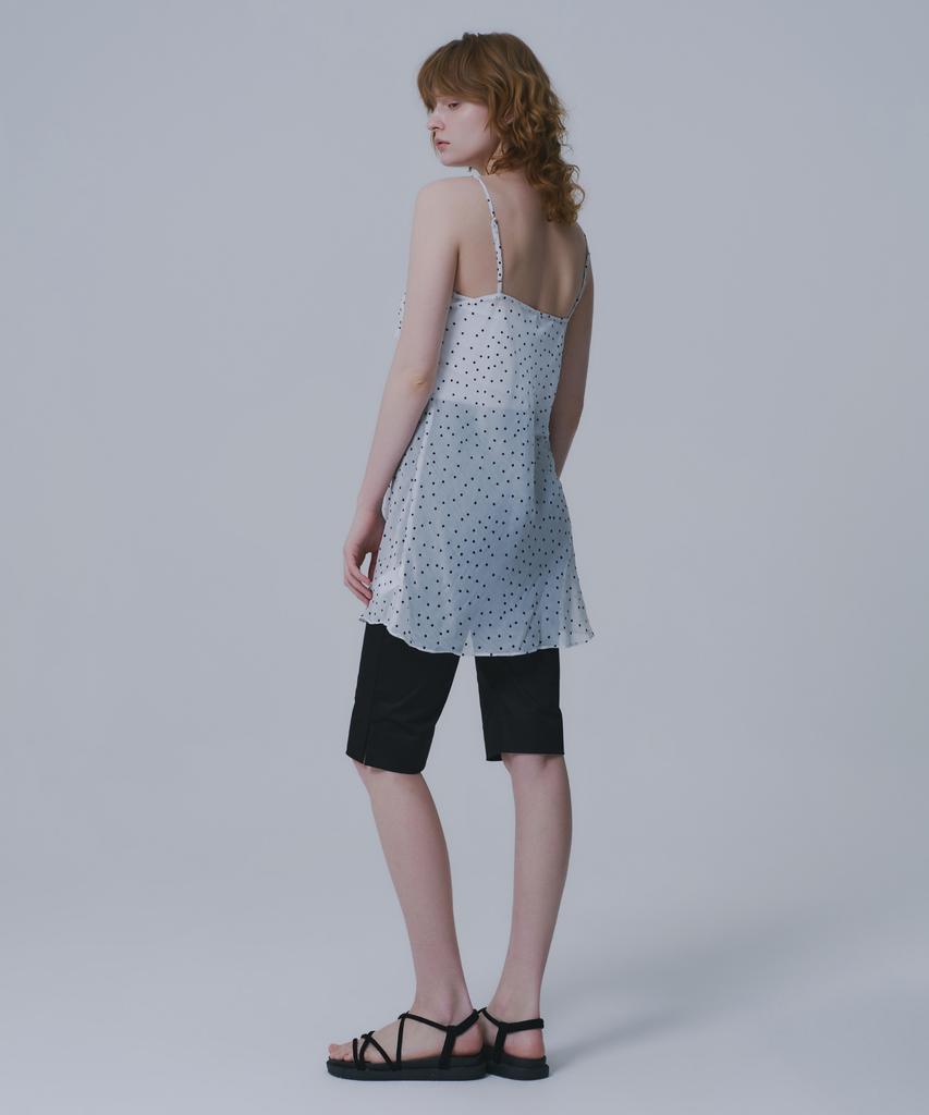 War For Woman Whd-01 Dot Frill Dress_Ivory