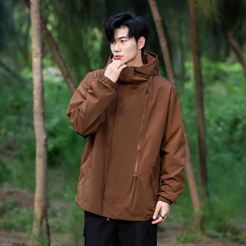 Outdoor Jacket Windproof Waterproof Jacket Men's New Spring and Autumn Young Leisure Men