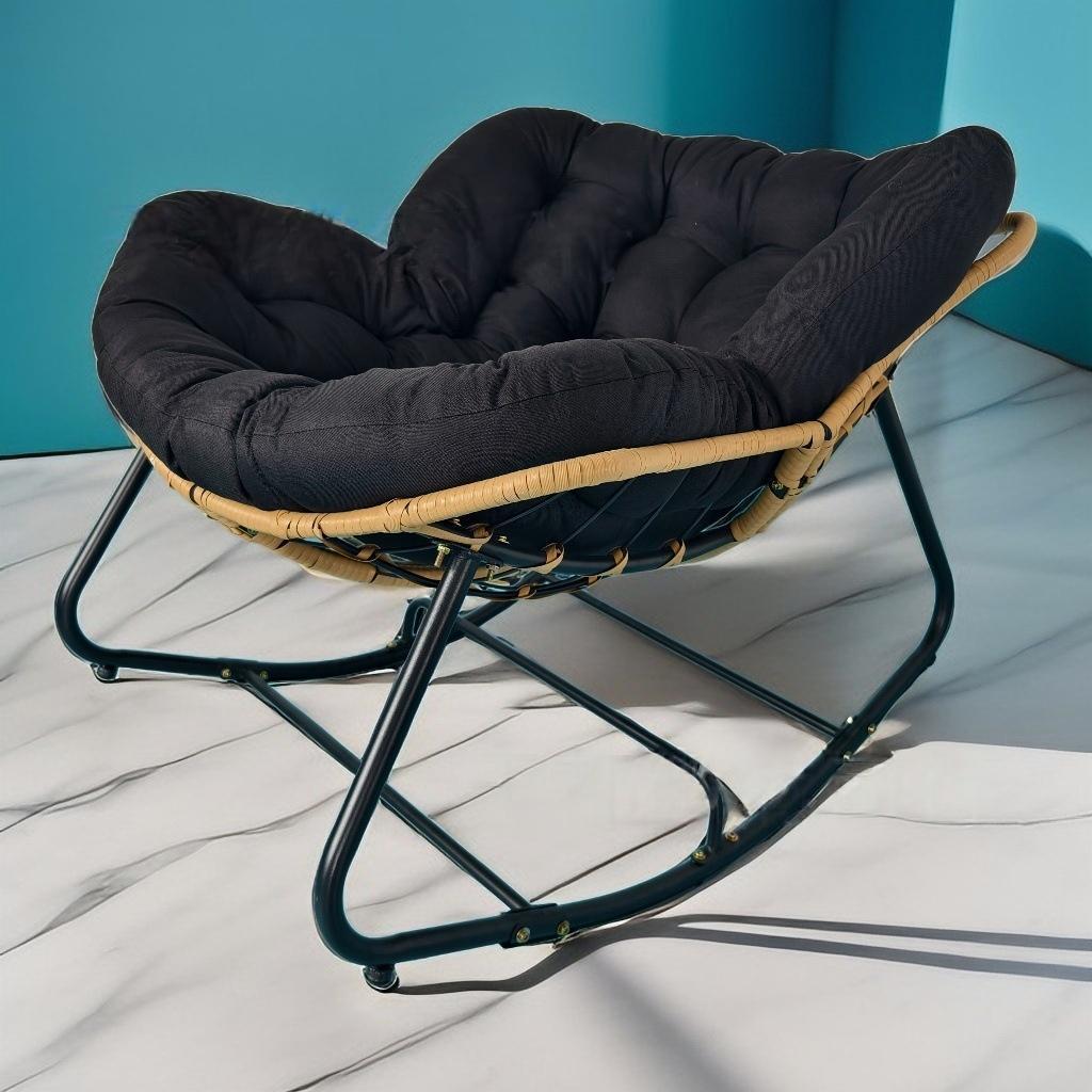 Rocking Recliner Chair: Balcony Leisure Chair, Lay-Flat Nest Chair, Lazy Sofa for Home