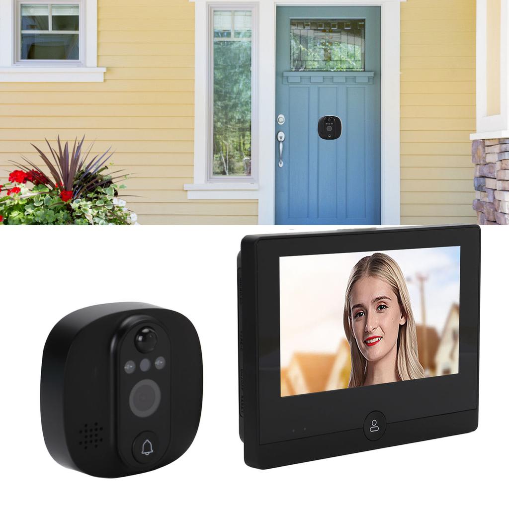 4.3inch Peephole Camera 1080P WIFI Front Door 150 Degree Wide Angle Motion Detection Peephole Viewer