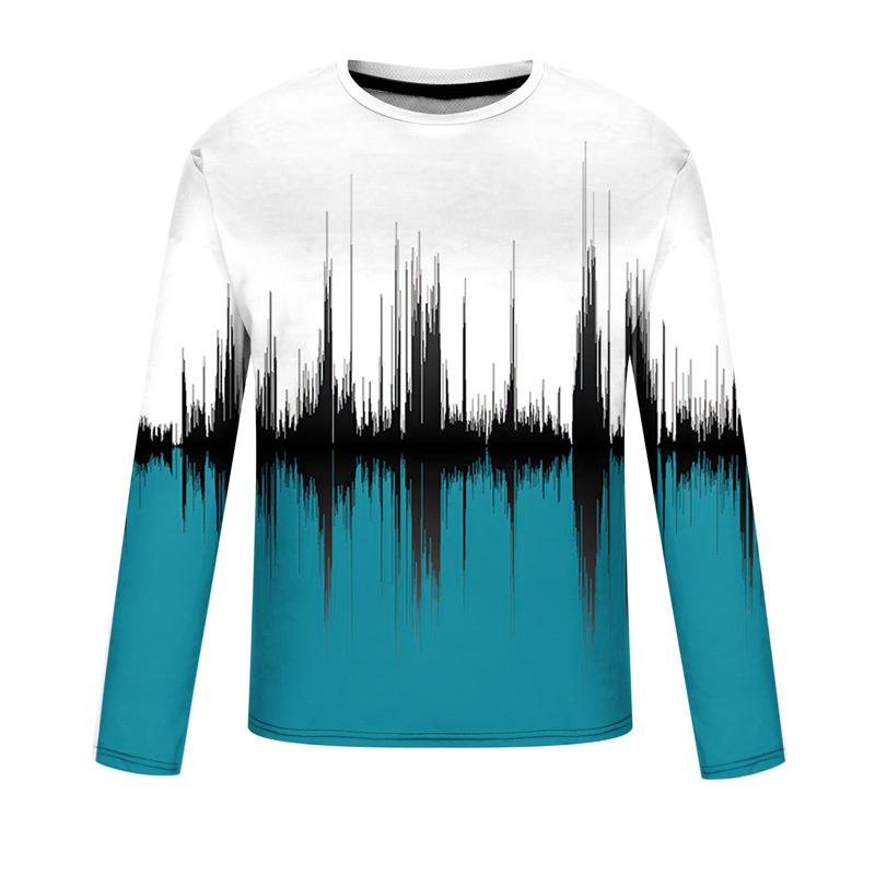 

Мужская одежда Футболка Топ Оптическая иллюзия 3D Графический Печатный Футболка Уличная Одежда С Длинным Рукавом Спортивная Дизайнерская Повседневная 6XL