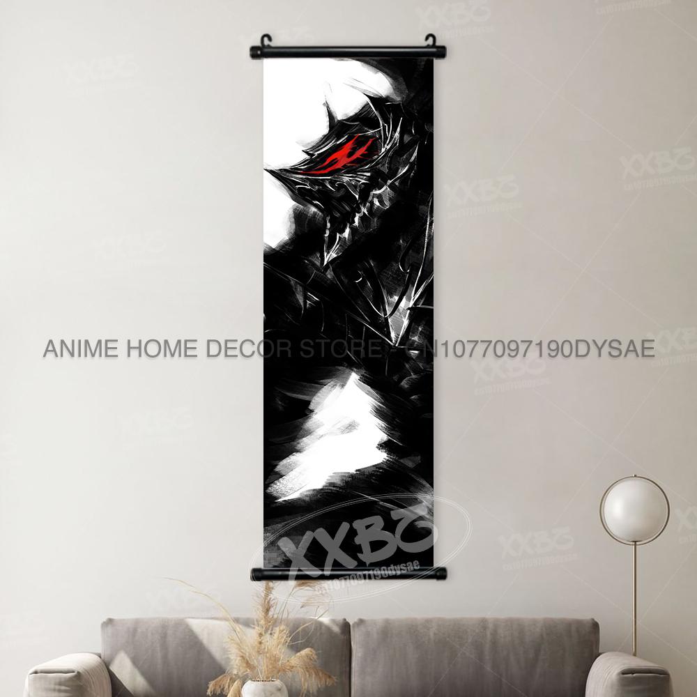 Berserk Poster Anime Scrolls Picture Guts Hanging Painting Griffith Wallpaper Casca Home Decoration Black Swordsman Wall Artwork