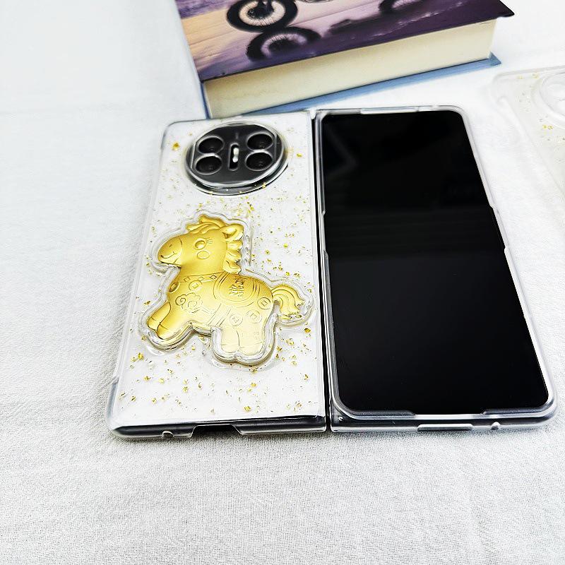 Huawei MateX6 Gold Foil Epoxy Drop-proof Phone Case