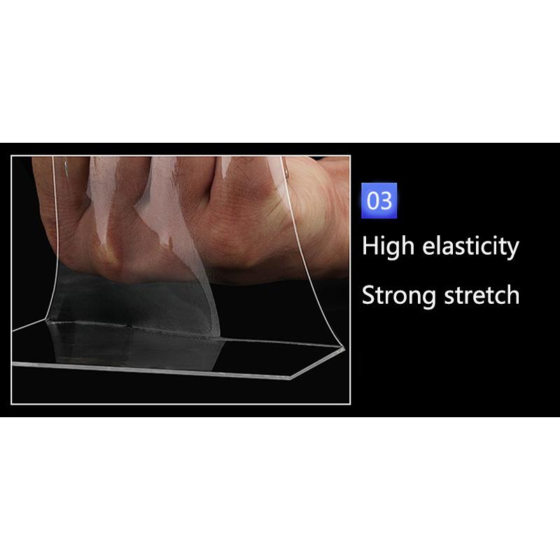 1/2/3/5M Nano Bandă Bandă dublă Bandă Transparentă Reutilizabilă Benzi Adezive Impermeabile Curățabile Bucătărie Accesorii de baie Benzi