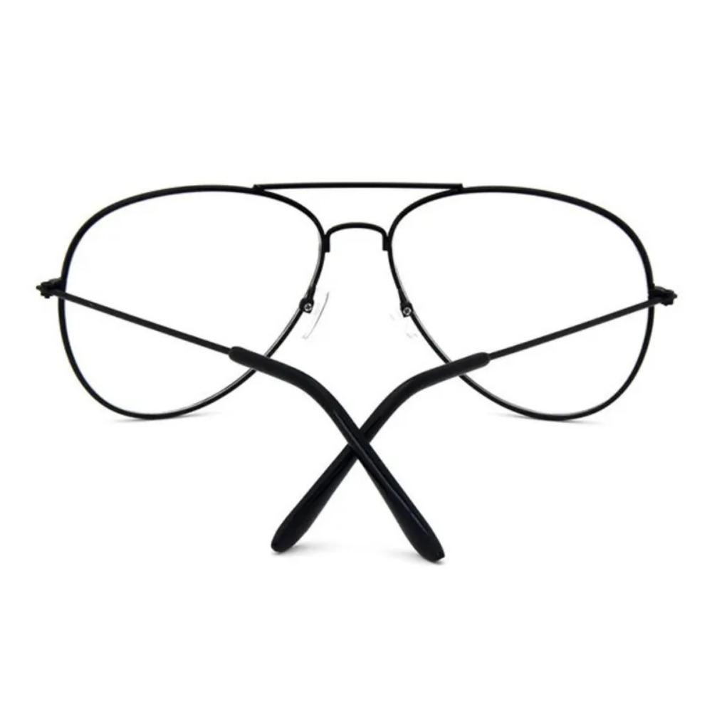 Aviation Goldrahmen Sonnenbrille Männliche Klassische Brille Transparente Klare Linse Optische Frau Mann Brille Pilotenstil