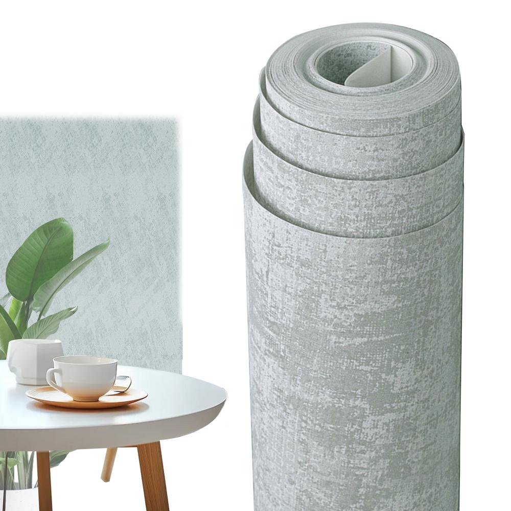 

Cement Textured Wallpaper Waterproof Concrete Textured Wall Paper 920x53cm Stylish Cement Wallpaper Multipurpose Wallpaper For 920x53x0.1cm светло-зеленый
