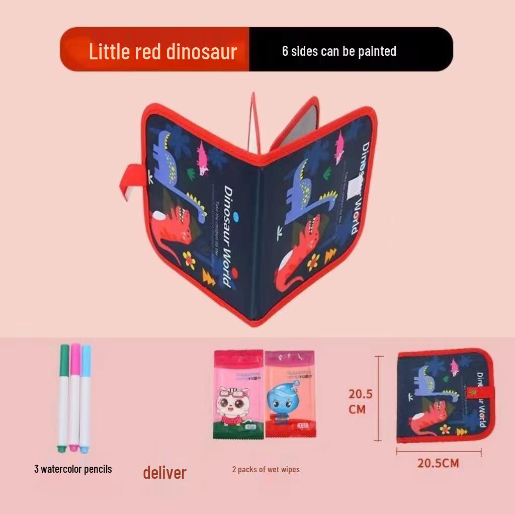 Portable Children's Drawing and Coloring Board - Reusable, Erasable, and Compact Toy for Kids
