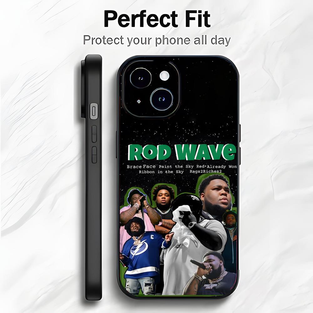 

Soulful Melodic American Singer R-Rod Wave Phone Case Phone Case Soft Packaging Lightweight For iPhone17 16 15 14 13ProMax iphone12promax