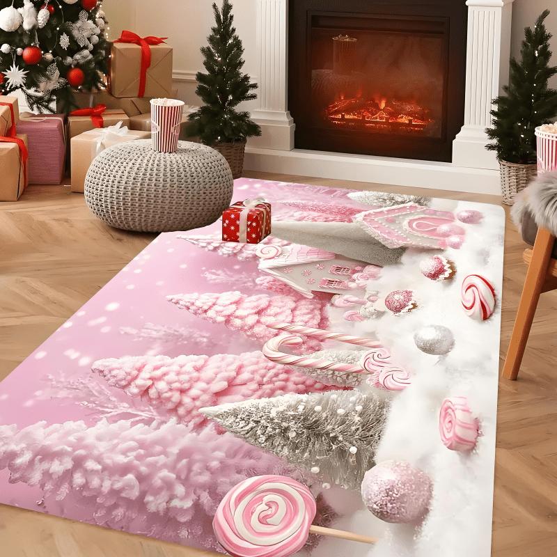 Nutcracker Area Rug Christmas Long Felt NonSlip Carpet For Living Room Sofa Bedroom Bedside Soldier Baroque Floor Mat