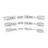 Kit de Reparație pe Teren pentru Furtunuri Hidraulice 3 buc 1/4" 3/8" 1/2" potrivit pentru Furtunuri Hidraulice R2 R16 R17 R19 cu 2 Fire 2SN/2SC pentru Mașini Agricole Trimmer
