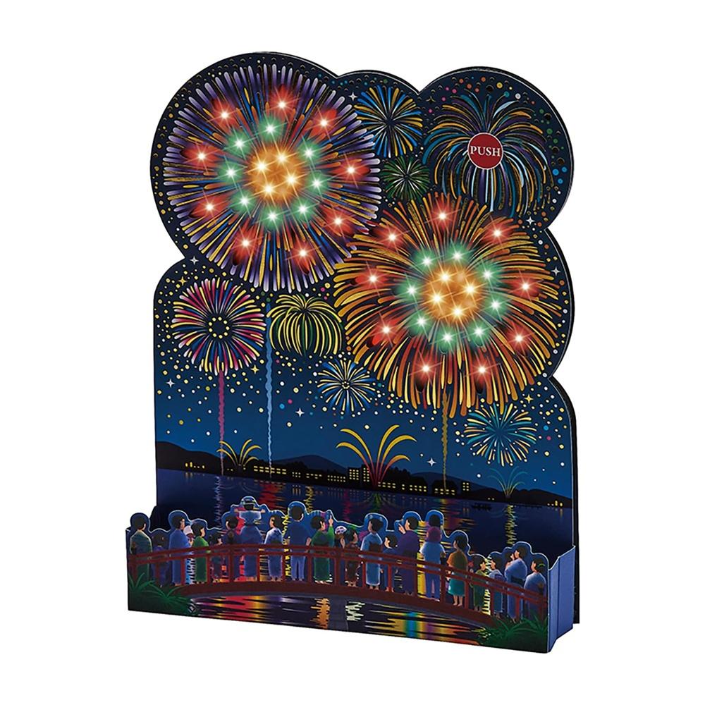Sanrio Message Card Summer Light and Sound Fireworks JSP 56-6 040754