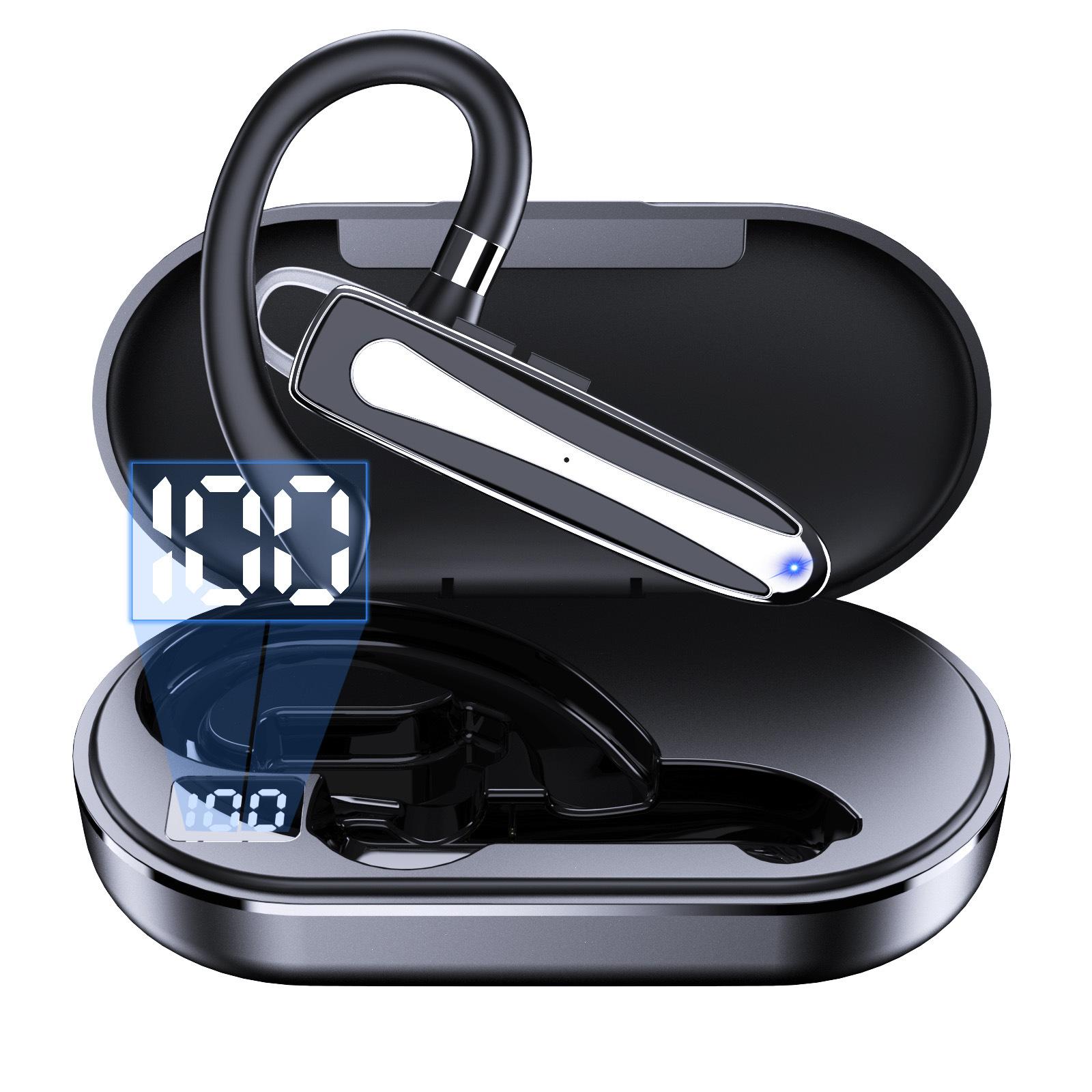 

Беспроводная Bluetooth-гарнитура для бизнеса, ушной монитор, сверхдолгий срок службы, большая мощность, спортивная водонепроницаемость, шумоподавление