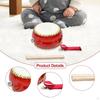 Wooden Hand Drum Set,Percussion,Party Taiko Musical Instrument Chinese Waist for Play Sensory