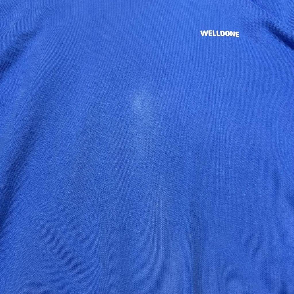 [USED] WELLDONE Hoodie, Blue Pullover, G-Dragon, Korea