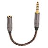 Gold Plated Plug 4.4mm To 2.5mm Balanced Cable for Phones Headphones Speakers Sound Enhancement