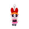 12cm Classic Powerpuff Girls Keychain Blossom Bubbles Buttercup Pp Cotton Filled Plush Keychain Cartoon Pendant Doll