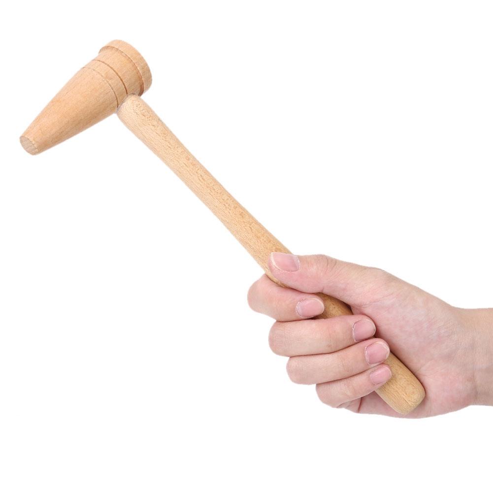 Wooden Hammer Watch Band Link Pin Remover Hammer Watch Repair Tool(B)