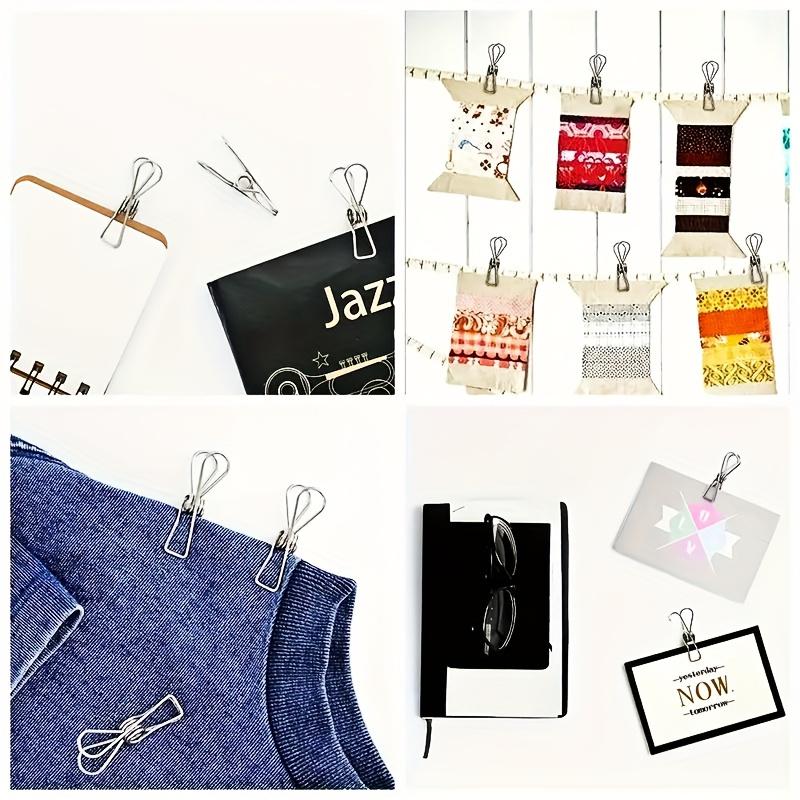 1 Pack/20pcs High-quality Stainless Steel Clothes Drying Clip | Rust-proof Heavy-duty Metal Clip with Safety Spring Clamp