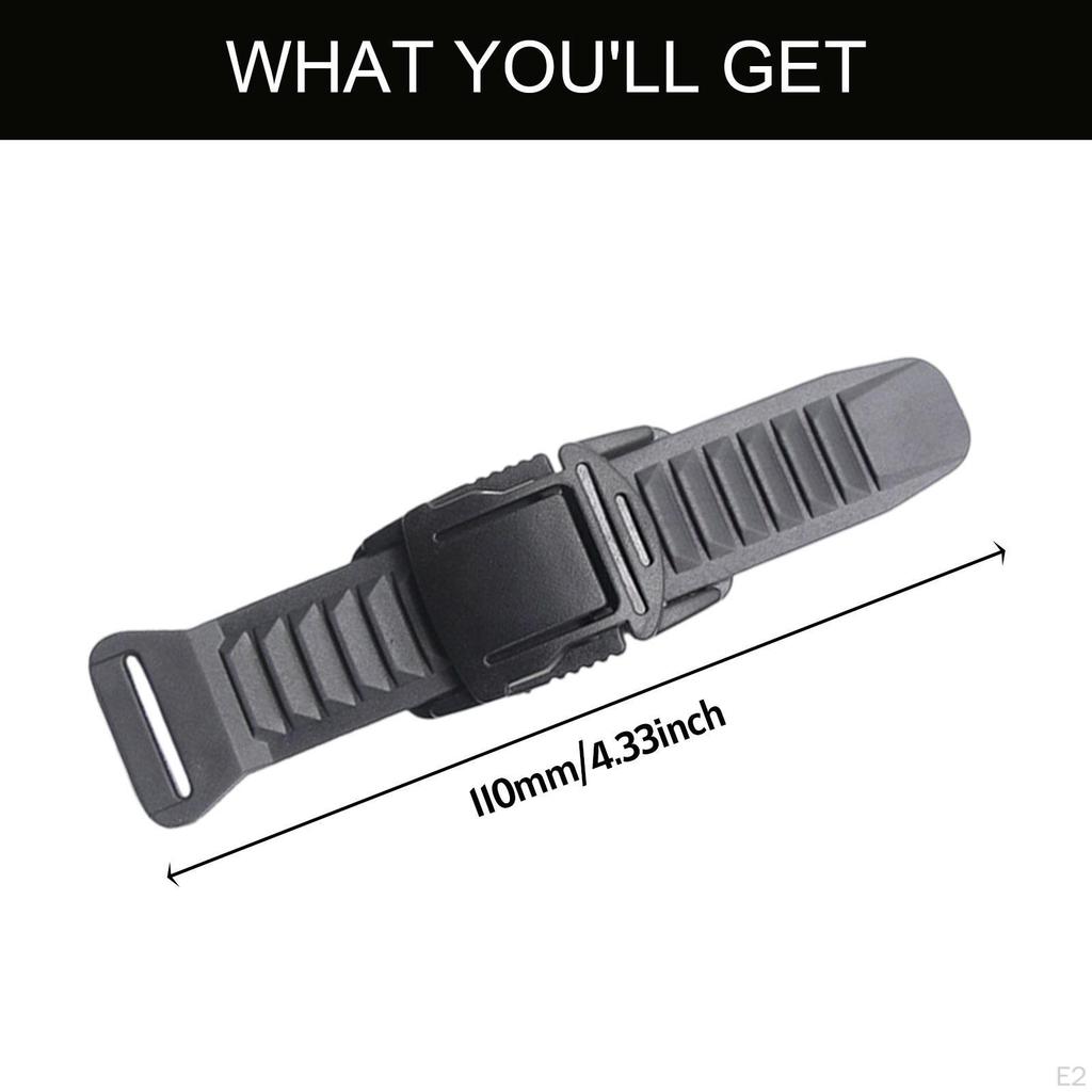 10 Stück Verstellbare Riemenschnallen Ersatz Praktisches Wandern für Taschenriemen Verschleißfest