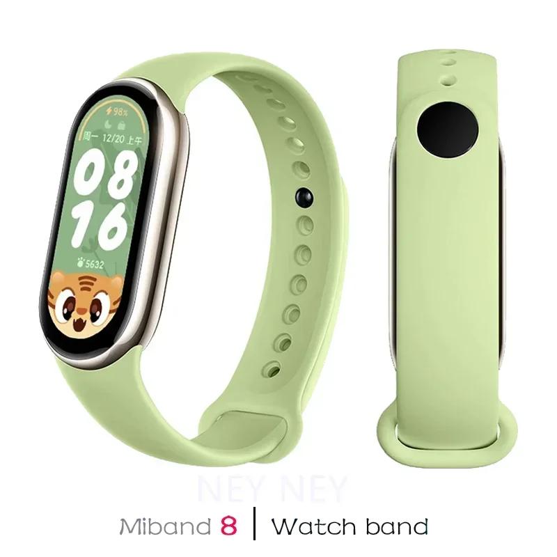 

Silicone Strap for Xiaomi Mi Band 9 8 Strap NFC Sport Rubber Smart Bracelet Wristband pulseira correa Xiaomi 8 9 Accessories For Mi Band 8-9