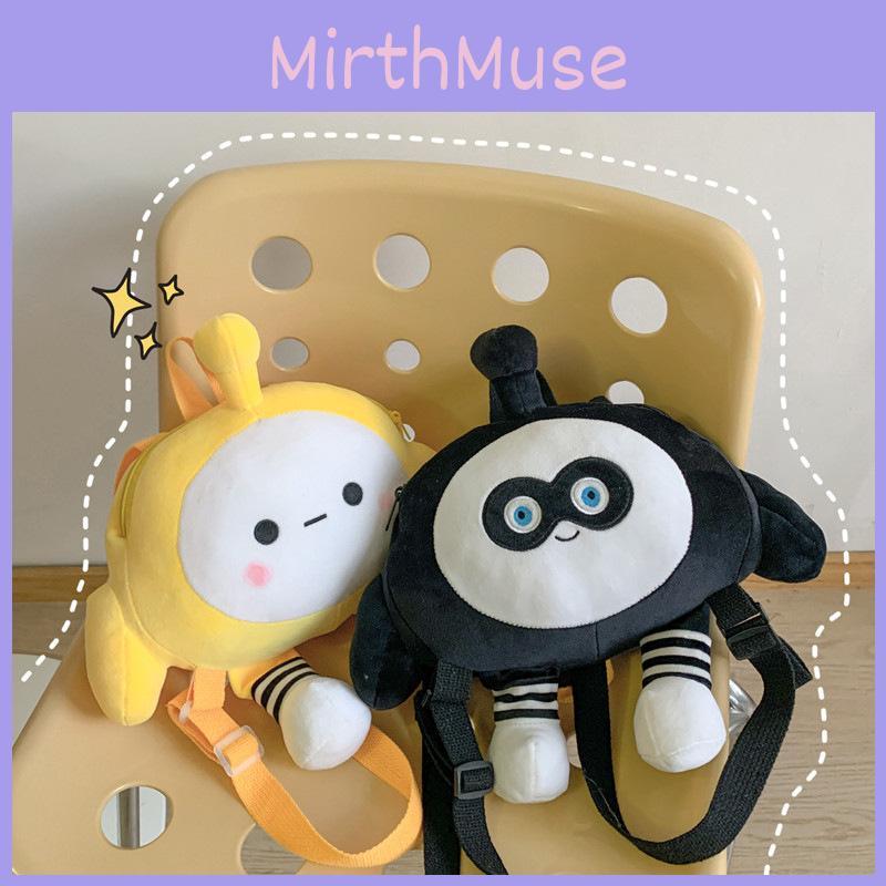 Character Eggy Party Plush Backpack Cartoon Cute Children Outdoor Knapsack