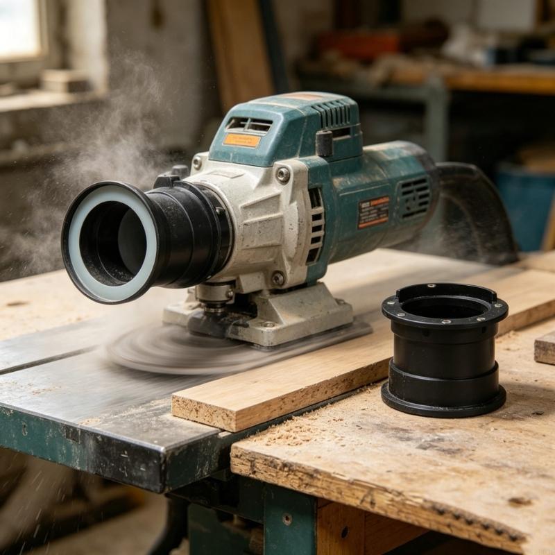 Dust Collection Part Works For 4 Size Hose Simple Connection For Woodworking Equipment produced Of ABS B03E