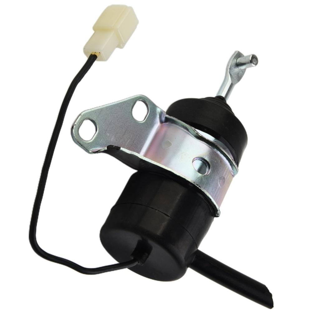 16811-61111 11V Shutdown Solenoid Valve for Kubota Engines Compatible with Lawnmower and Agricultural Equipment